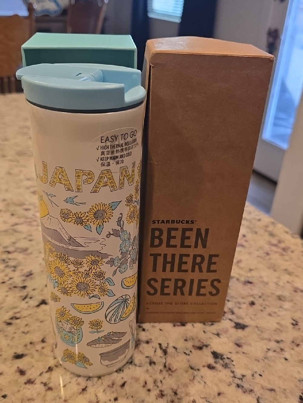 Starbucks Japan Been There Series Tumbler - White, Light Blue & Yellow